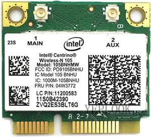 JAENFONG 105BNHMW WiFi Card Wireless-N 105 Mini PCI-E 150Mbps 2.4GHz 802.11B/G/N WiFi Adapter For E73 E93