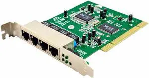 JAENFONG PCI 4 Port RJ45 Quad 10Mbps/100Mbps Fast Ethernet Switch Board card 0.4Gbps