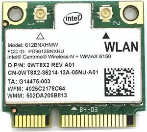 JAENFONG For Centrino Intel 6150 612BNXHMW Wireless 300Mbps 802.11 b/g/n Half MINI PCI-E WLAN Wifi Network Card