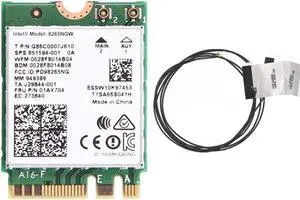 JAENFONG Dual Band Wlan For Intel 8265NGW Wireless-AC 8265 NGFF 802.11ac 867Mbps 2x2 WIFI 802.11ac Wi-Fi + Bluetooth 4.2 Card 2.4G/5G