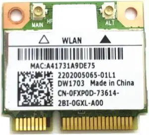 JAENFONG For V1440 1450 1540 1550 DW1703 AR5B225 802.11 b/g/n Wireless 300M & Bluetooth 4.0 Combo Mini PCI-E Card