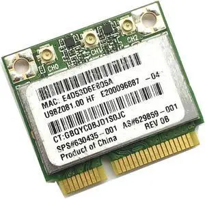 JAENFONG For Atheros AR9380 AR5BHB112 Killer N1103 450Mbps Half Mini Pci-e Wireless WLAN Card