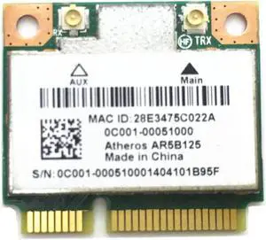 JAENFONG Atheros AR5B125 Half MINI PCI-E 802.11 b/g/n 150Mbps Wireless Card for Laptop