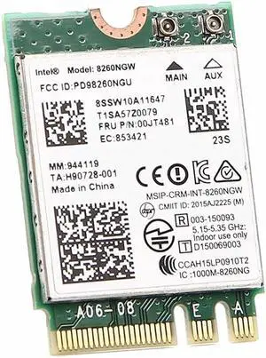 JAENFONG For IBM Lenovo Dual Band For Intel Wireless-AC 8260 8260NGW NGFF M.2 802.11ac 867Mbps WIFI Bluetooth 4.2 Wlan Card