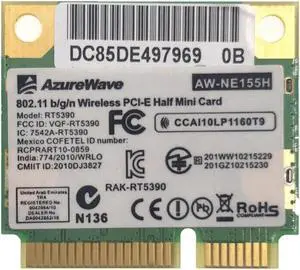 JAENFONG RT5390 150Mbps 802.11b/g/n WiFi Wireless Half Mini PCI-E Card