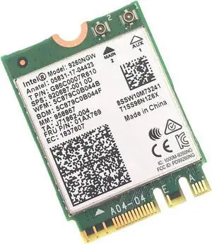 JAENFONG 1730Mbps Wireless 9260NGW Wifi Network Card For Intel 9260 AC 2.4G/5Ghz NGFF 802.11ac Wi-fi Bluetooth 5.0 for Laptop Windows 10