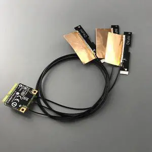 JAENFONG 3pcs Laptop internal U.FL antenna for Intel 6300 BCM94352 AR9380 AR5BHB112 MINI PCI-E wireless card antenna cable