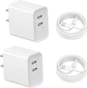 iPhone 16 15 Charger: Fast Charging - USB C Charger - i Phone 16 Charging with 2 Pack Cable for iPhone 16/16 Plus/16 Pro/16 Pro Max/iPhone 15/15 Pro Max/