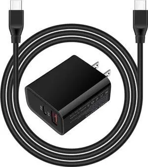 Type C Charger Super Fast Charging Compatible for Moto G Power 2025 2024/G Stylus 2023/G 5G/G Pure/G Play 2024/G7/Edge 5G UW/One 5G Ace/One 5G UW/Edge Plus 2022 20W USBC Wall Charger+C Charging Cable