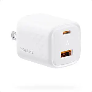 USB C Charger 30W GaN III USB Wall Charger 2 Port Compact Charging Block with Foldable Plug for iPhone 14 13 12 11 Pro Max Mini Galaxy Note iPad Pro Pixel