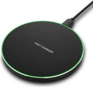 Fast Wireless Charger 20W Max Wireless Charging Pad Compatible with iPhone 16/16 Pro/15/14/13/12/SE/11/XS Max/XR AirPodsWireless Charge Mat for Galaxy S25/S24/Note Pixel/LG G8