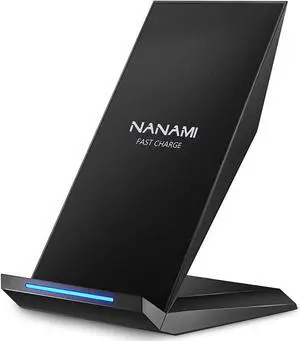 Fast Wireless Charger 15W Qi Certified Wireless Charging Stand Compatible iPhone 16/15/15 Pro/15 Plus/15 Pro Max/14/14 Pro/13/12 for Galaxy S25/S24/S23/S22/S21 and Qi-Enabled Phone