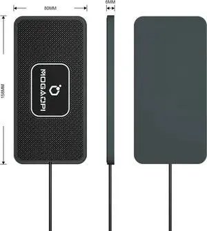 Wireless Charging Pad for Car 15W Type C Wireless Charger Car PD20W Fast Car Charger Compatible with iPhone 16 Pro Max/15 Plus/14/13/12 S23/S22/21 (30 cm Cable)