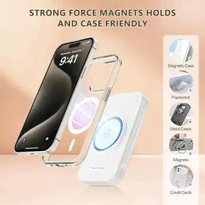 2025 Traveling Portable Wireless Mag-Safe Fast Charging Station Magnetic 3 in 1 Charger for iPhone 16 15 14 13 12 Pro Max Plus Watch Series & Air pods 4 3 2 Pro-Gifts for Family