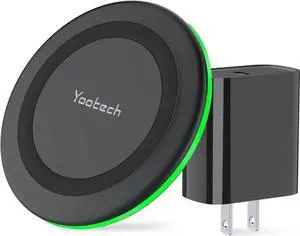 Wireless Charger 10W Max Wireless Charging Pad with Quick Adapter Compatible with iPhone 16e/16/16 Plus/16 Pro Max/15/14/13/SE 2022/12/11/X/8 Galaxy S22/S21/S20 for 2