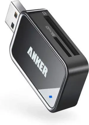 JAENFONG USB 3.0 SD Card Reader 2-in-1 SD Card Reader for SDXC SDHC MMC RS-MMC Micro SDXC Micro SD Micro SDHC UHS-I Cards - Card Reader Micro SD Card Reader