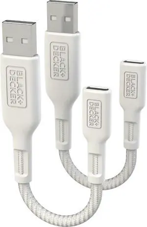 JAENFONG USB C to USB Adapter [2 Pack] Type C Female to USBA Male OTG Cable USBA to USBC Adapter Compatible with MacBook Pro/Air iPhone 16/15 Series Galaxy S24/S23/S22 White
