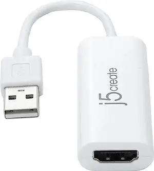 JAENFONG USB to HDMI Display Adapter- USB to HDMI 1080P Cable Converter Adapter for Windows (JUA195) JAENFONG USB to HDMI Display Adapter- USB to HDMI 1080P Cable Converter Adapter for Windows (JUA195)