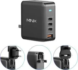 165W USB C Charger GaN II Charger PD3.1 Max 140W Turbo 4-Port Charging Adapter Fast Charging Station Compatible with MacBook Pro/iPad Air/iPhone15 14 13Pro Max/Galaxy S24 Ultra and More
