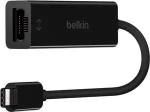JAENFONG USB-C to Ethernet Adapter Gigabit Ethernet Port Compatible w/ USB-C Devices USB-C to Ethernet Cable for MacBook Pro & XPS 13 Laptops Ethernet USB-C Hub Ethernet USB-C Adapter - Black