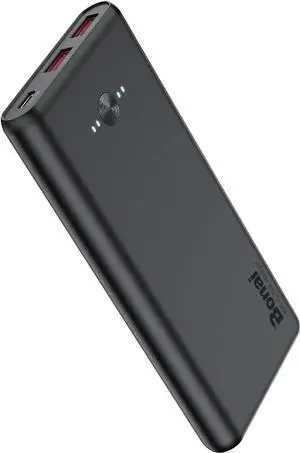 JAENFONG Portable Charger 10000mAh 20W Power Bank Fast Charging with 3 Outputs (1 USB-C in&Out) Ultra-Slim External Battery Charger for iPhone 16/15/14 Series Galaxy S23/S22/S21 iPad and More