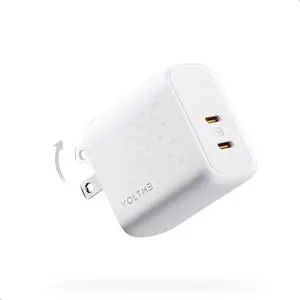 USB C Charger 35W USB Wall Charger Block PPS Dual USB-C Port Compact Foldable Power Adapter for MacBook Air iPhone 14/13/Mini/Pro/Pro Max iPad Pro/Air Galaxy and More
