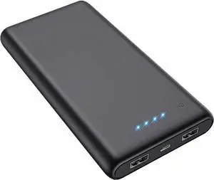 JAENFONPortable Charger Power Bank 25800mAh Huge Capacity External Battery Pack Dual Output High Speed Charging Power bank with 4 LED Indicator Compatible With iPhone 16/15/14/13/12 Android Phone etc