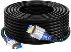 JAENFONG 4k HDMI Cable 50 FT High Speed HDMI 2.0 Cord Support 4K@60Hz ARC HDR 3D Ethernet Compatible with TV Blu-Ray PS4/5 Projector Soundbar Sky PC Laptop