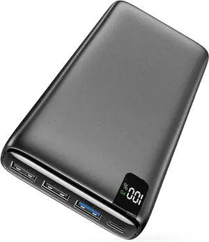 JAENFONG Power Bank 26800mAh Portable Charger 22.5W Fast Charging PD QC 3.0 Compact External Battery Pack with LED Display and 4 USB Outputs for Cellphone Tablet