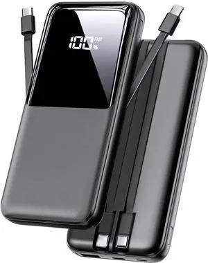 JAENFONG Portable Charger Power Bank - 15000mAh Fast Charging Powerbank Travel Camping Essential Battery Pack with Built in 22.5W Output Cable Compatible with iPhone16 15 14 13 Google Phone 1 Pack JAENFONG Portable Charger Power Bank - 15000mAh Fast Charging Powerbank Travel Camping Essential Battery Pack with Built in 22.5W Output Cable Compatible with iPhone16 15 14 13 Google Phone 1 Pack