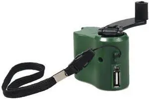 JAENFONG Portable Hand Crank Generator - 5V USB Charger for Cell Phone Emergency Outdoor Mobile Phone Charging