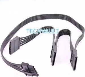 JAENFONG 5Pin to 3 Port SATA Hard Driver SSD Power Supply Cable For Cooler Master V850 V1000 V1300 PLATINUM Full-Modular Power Supply