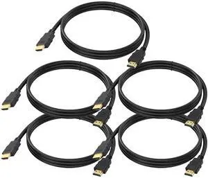 JAENFONG 4K HDMI Cable 3 FT 5-Pack 3FT HDMI Cord 4K@60Hz Shielded HDMI Cord Support HDCP 2.2 HDR 3D eARC ARC & CL3 Rated | for TV Laptop Monitor PS5 PS4 Xbox One Fire TV Soundbar & More JAENFONG 4K HDMI Cable 3 FT 5-Pack 3FT HDMI Cord 4K@60Hz Shielded HDMI Cord Support HDCP 2.2 HDR 3D eARC ARC & CL3 Rated | for TV Laptop Monitor PS5 PS4 Xbox One Fire TV Soundbar & More