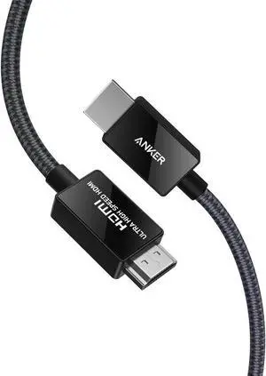 JAENFONG HDMI Cable 8K@60Hz 6.6FT Ultra High Speed 4K@120Hz 48Gbps Ultra HD HDMI Cable Support Dynamic HDR eARC Dolby Atmos Compatible with PlayStation 5 Xbox Series X TVs