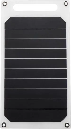 JAENFONG 10W 5V Solar Panel Charger USB Port Portable High Power Paper Shaped Monocrystalline Silicon for Cell Phone Camping