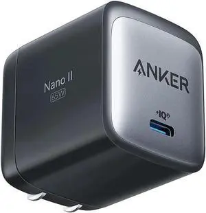 Nano USB C Charger 65W GaN II PPS Fast Compact Foldable Charger for MacBook Pro Galaxy iPhone 15 iPad Pro and More