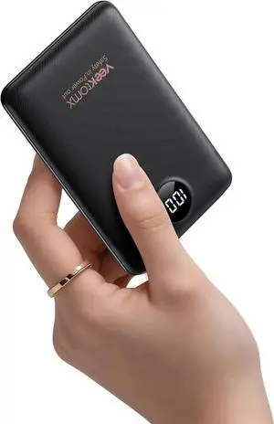 JAENFONG Mini Portable Charger 10000mAh 22.5W Fast-Charging Portable Power Bank Ultra Slim & Lightweight 3 Output Ports Travel Battery Pack Compatible with iPhone//One Plus Travel Must-Have