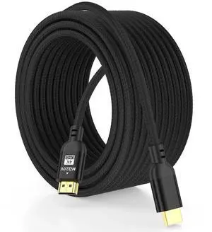 JAENFONG 4K HDMI Cable 75FT Ultra High Speed Braided HDMI 2.0 Cable Support 4K@60Hz 2K@120Hz HDR 3D ARC Ethernet Audio Video Return HDMI Cord for Xbox PS4/PS5 TV Monitor Laptop PC ect
