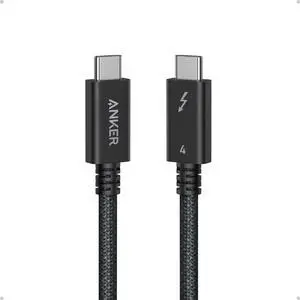 Prime Thunderbolt 4 Cable 3.3 ft USB C to USB C Cable 240W Charging 40Gbps Data Transfer Supports 8K/4K Displays for iPhone 16 Series MacBook Air iPad (Thunderbolt 4-Certified)