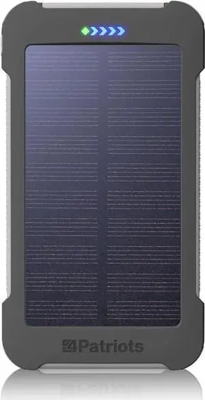 JAENFONG Patriot Power Cell CX: Emergency Solar Power Bank with USB-C Fast-Charging Port