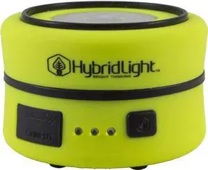 JAENFONG Solar Rechargeable Lantern/Cell Phone Charger. 150 Lm. Built In Solar Panel Hi-Vis Yellow