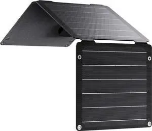 21W Solar Panel Charger SolarPowa 20 Portable Solar Charger with USB-A/USB-C Ports IP68 Waterproof High-Efficiency Lightweight Foldable Solar Panels for Phones Tablets Camping Backpacking