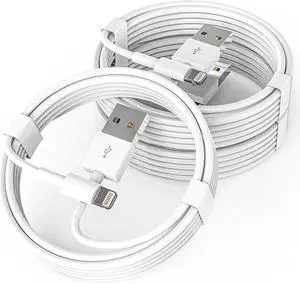 JAENFONG iPhone Charger [ MFi Certified] 3Pack 3.3FT Lightning to USB Charging Cord Car iPhone Carplay Cable Compatible iPhone 14 13 12 11 Pro Max XR XS X 8 7 6 Plus SE iPad and More