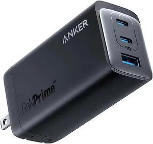 737 GaNPrime 120W USB C Charger PPS 3-Port Fast Compact Foldable Wall Charger for MacBook Pro/Air iPad Pro iPhone 16/Pro Galaxy S22/S21 XPS 13 Note 20/10+ and More Devices