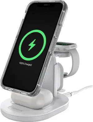 3-in-1 Wireless Charging Station 2.0 for MagSafe - White