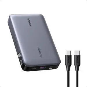 JAENFONG 20000mAh 100W Power Bank Nexode Portable Charger USB C 3-Port PD Fast Charging Battery Pack Digital Display for MacBook iPad iPhone 16 Galaxy S24 Ultra Steam Deck XPS and Mor