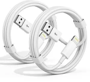 JAENFONG Car CarPlay Cable 2 Pack 3FT iPhone Charger Cord [ MFi Certified] USB to Lightning Cable Fast Charging for i Phone 14 14 Pro Max 13/12/11/X/XS/XR/XS/iPad