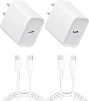 JAENFONG iPhone 16 15 Charger: Fast Charging - Type C Chargers - USB C Charger i Phone 16 Charging with 2 Pack Cable for iPhone 16/16 Plus/16 Pro/16 Pro Max/iPhone 15/15 Pro Max/