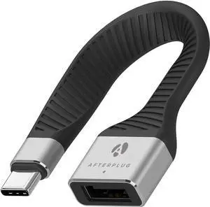 JAENFONG Short USB-C to USB-A OTG Adapter Cable 5 inch 10Gbps USB-C to USB-A Female Thunderbolt 3/4/5 & USB4 Compatible for MacBook iPad iPhone 15/16