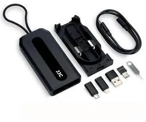 5 in 1 Data Cable Adapter Travel Kit Data Transfer Cable Storage with Micro USB Type-A OTG Adapter 1.8ft Data Charger USB C Cable Multi Charging Cable Adapter Set Hold 2 Micro SD 2 Nano SIM Card